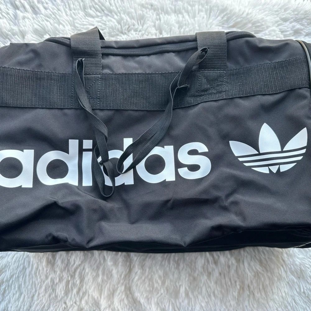 adidas Originals Black Santiago 2.0 Duffel Bag #CL5436